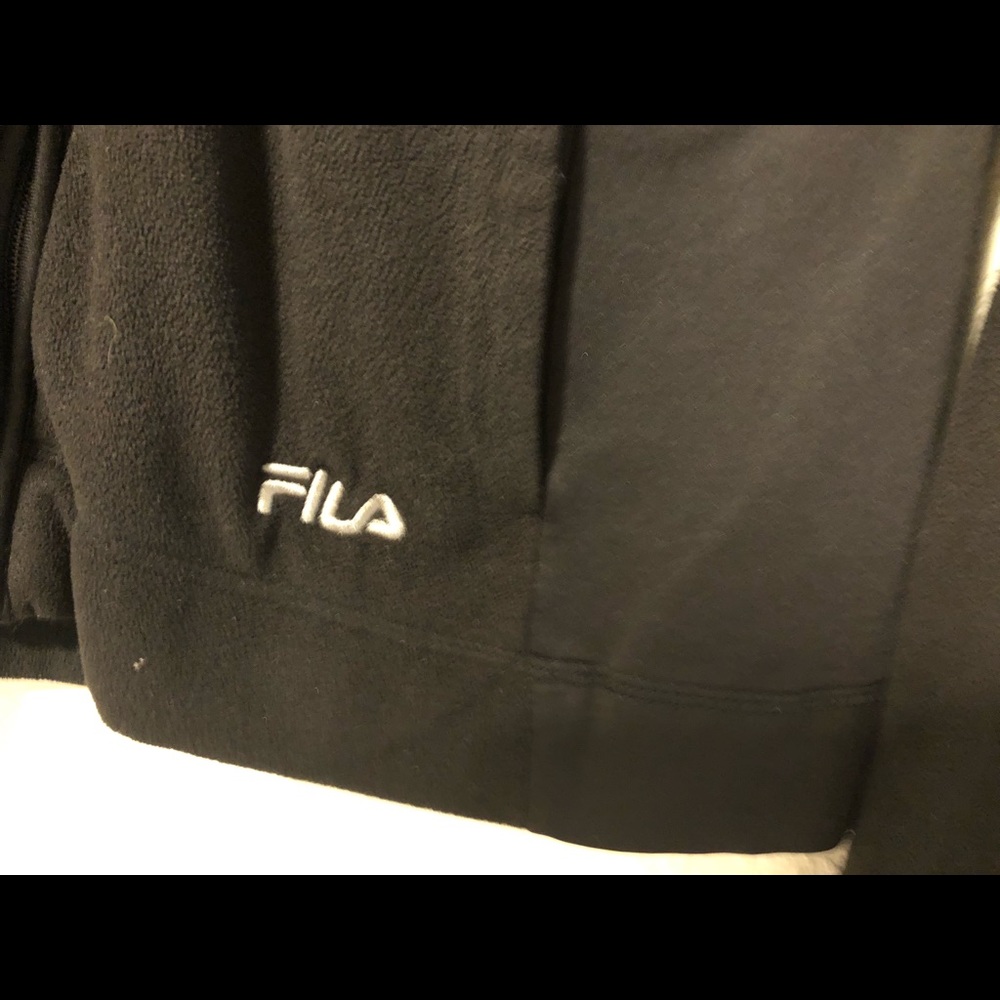 Fila women’s jacket zip up medium black - Picture 3 of 8